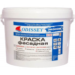 Краска фасадная Odissey Econom ВДАК-104 белая 15 кг