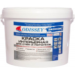 Краска для стен и потолков Odissey Econom ВДАК-202 белая 15 кг