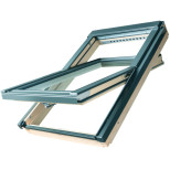 Окно мансардное Fakro FTP-V (CH) с ручкой снизу 550х980 мм