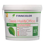 Краска для стен и потолков Tikkurila Finncolor Oasis Hall&Office основа С 2,7 л