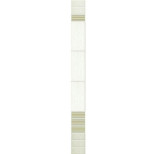 Стеновая панель ПВХ Novita 3D light Белая орхидея-Л добор 2700х250 мм