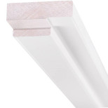 Перекладина дверной коробки Olovi крашенная белая М15,4