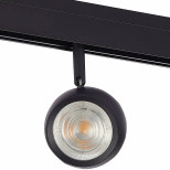 Светильник магнитный трековый ST Luce Skyline 48 ST355.446.10 черный LED 1х10W 4000K