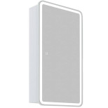 Шкаф зеркальный BelBagno SPC-MAR-500/800-1A-LED-TCH Bianco Lucido