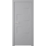 Дверное полотно Belwooddoors Сплит светло-серое 2000х600 мм