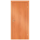 Полотно дверное Olovi ламинированное глухое миланский орех с замком 2014 800х2000 мм