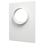 Площадка торцевая пластиковая Era 110ПТП 180х250 мм фланец D110 