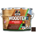 Пропитка декоративная для защиты древесины Dufa Woodtex алкидная венге 10 л