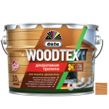 Пропитка декоративная для защиты древесины Dufa Woodtex алкидная орегон 10 л