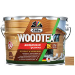 Пропитка декоративная для защиты древесины Dufa Woodtex алкидная орех 10 л