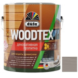Пропитка декоративная для защиты древесины Dufa Woodtex алкидная серая 3 л