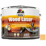 Пропитка лессирующая для защиты древесины Dufa Wood Lazur сосна 9 л
