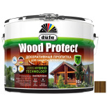 Пропитка декоративная для защиты древесины Dufa Wood Protect орех 9 л