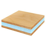 Панель тепло-звукоизоляционная Ruspanel RPG Sandwich фанера+XPS+фанера 1200х600х24,5 мм 