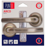Ручка раздельная Punto LM/A R.TL54.ARCO/HD ABG-6 45519 бронза 