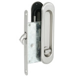 Ручка с замком для раздвижных дверей Palladium 01 BK SN матовый никель