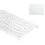 Потолок реечный Cesal S-100 Стандарт С01 жемчужно-белый с перфорацией 3 м