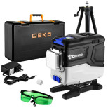 Уровень лазерный Deko LL12-HVR Pro Set 2 Premium самовыравнивающийся со штативом 065-0105-1
