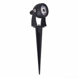 Светильник уличный ST Luce Pedana SL098.405.01 наземный  LED 1х5W 4000K черный прозрачный