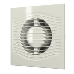 Вентилятор осевой вытяжной Slim 4C Ivory диаметр 100 мм