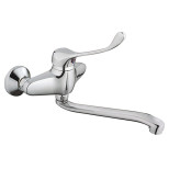 Смеситель для кухни Haiba HB4654 с хирургической ручкой хром