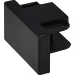 Заглушка для однофазного накладного шинопровода ST Luce ST002.489.00 черная