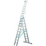 Лестница трехсекционная алюминиевая Krause Stabilo 123367 3х14