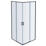 Уголок душевой Aquatek AQ ARI KV 09020BL квадратный черный 900x900x2000 мм