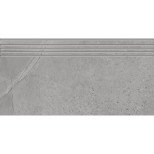 Ступень из керамогранита Kerranova Marble Trend K-1006/LR/st01/294x600x10 глянцевая 600х294 мм
