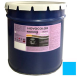 Грунт-эмаль 3 в 1 Novocolor голубой глянцевый 20 кг