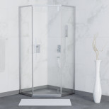 Изображение товара Уголок душевой RGW Stilvoll SV-81 800х800х1950 мм хром прозрачный