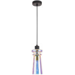 Светильник подвесной Odeon Light Pasti Modern ODL23 300 матовый черный/разноцветный E14 1x40W