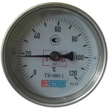 Термометр осевой Метер ТБ-080-1 биметаллический Дк 80 1/2 дюйма 40 мм