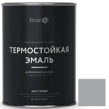 Эмаль термостойкая Elcon Max Therm 400 градусов серая 0,8 кг