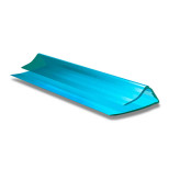 Изображение товара Профиль для поликарбоната Кинпласт торцевой 4 мм 2,1 м бирюзовый