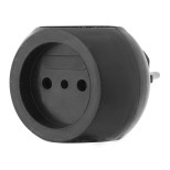 Разветвитель Rexant Шар 11-1063-1 3 места черный