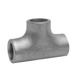 Тройник стальной равнопроходной Дн 89х3,5 мм Ду 80 мм оцинкованный под приварку