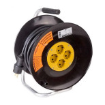 Удлинитель силовой на катушке PROconnect Professional 11-7612 20 м 4 розетки с заземлением ПВС 3х2,5 3600 Вт