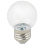 Лампа светодиодная декоративная Volpe Decor Color LED-G45-1W/3000K/E27/CL/С 3000K