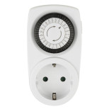 Таймер механический с розеткой Uniel UST-M10 White 220В 3500Вт