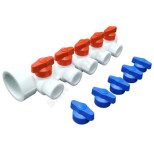 Изображение товара Коллектор универсальный Valfex 101134005 с 5 выходами и отсечными кранами