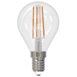 Лампа светодиодная Uniel Air LED-G45-9W/3000K/E14/CL/DIM GLA01TR диммируемая прозрачная 3000K