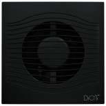 Вентилятор вытяжной Dicity Slim 4C Matt black 100 мм