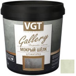 Штукатурка фактурная VGT Мокрый шелк серебристо-белая №1 База 1 кг