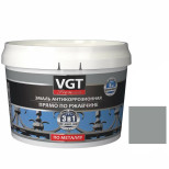 Эмаль антикоррозионная по металлу VGT ВД-АК-1179 Профи 3 в 1 тепло-серая 0,6 кг