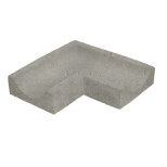 Водоотвод из искусственного камня White Hills Тиволи С955-81 угловой серый