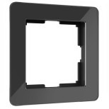 Рамка одноместная Werkel Acrylic W0012708 черная