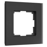 Рамка одноместная Werkel Senso W0013108 стеклянная черная