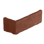 Изображение товара Угловой элемент White Hills Терамо Брик 351-45 коричневый для фасадов и внутренней отделки