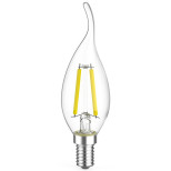 Лампа светодиодная Gauss Filament Свеча на ветру 7W 550lm 2700К Е14 LED 3 лампы в упаковке 104901107T